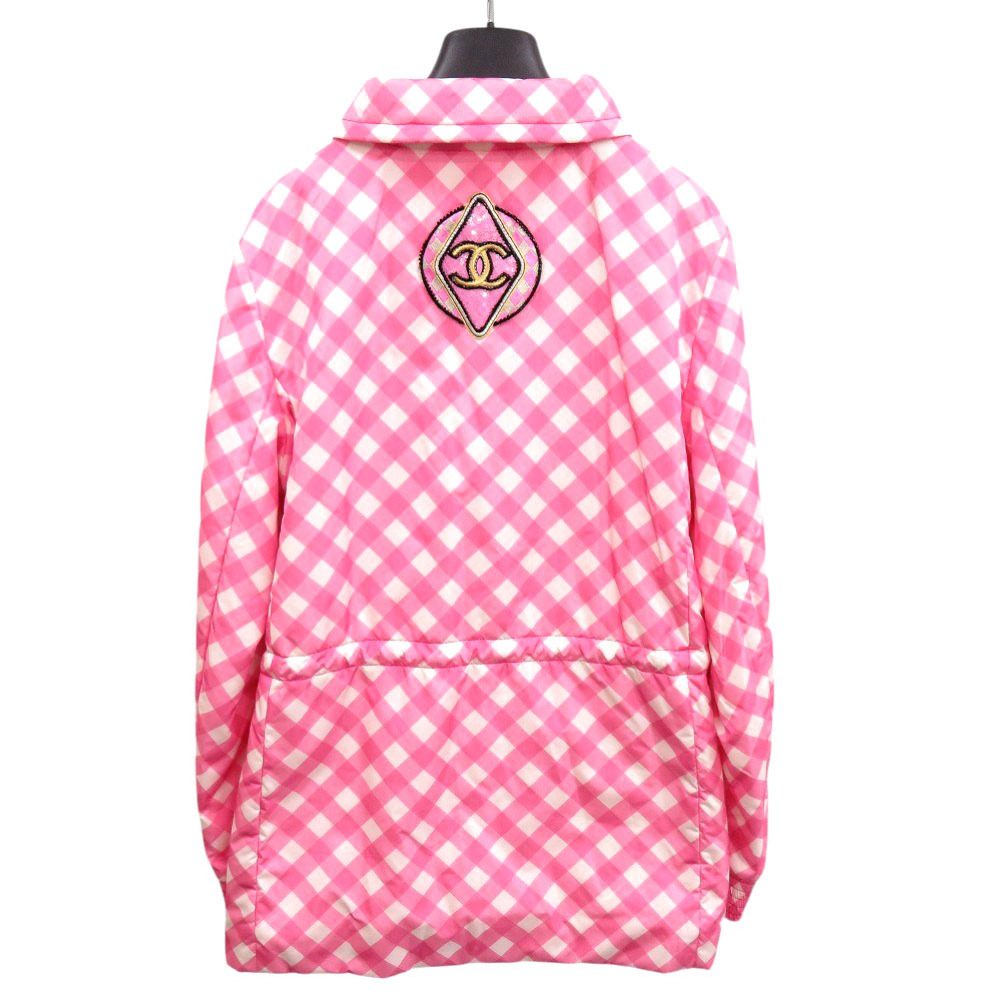 シャネル　コート AUTHENTIC CHANEL 23C P74093 V65695 Coat Parka Sequin Patch