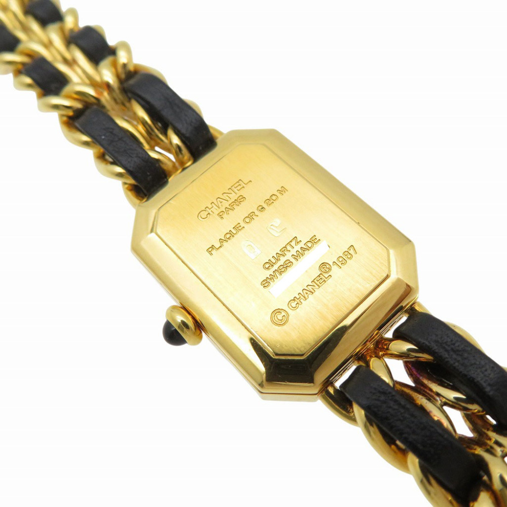 シャネル ブラックダイヤル プレミアウォッチ H0001 CHANEL Premiere Size L H0001 Vintage Quartz Black Dial