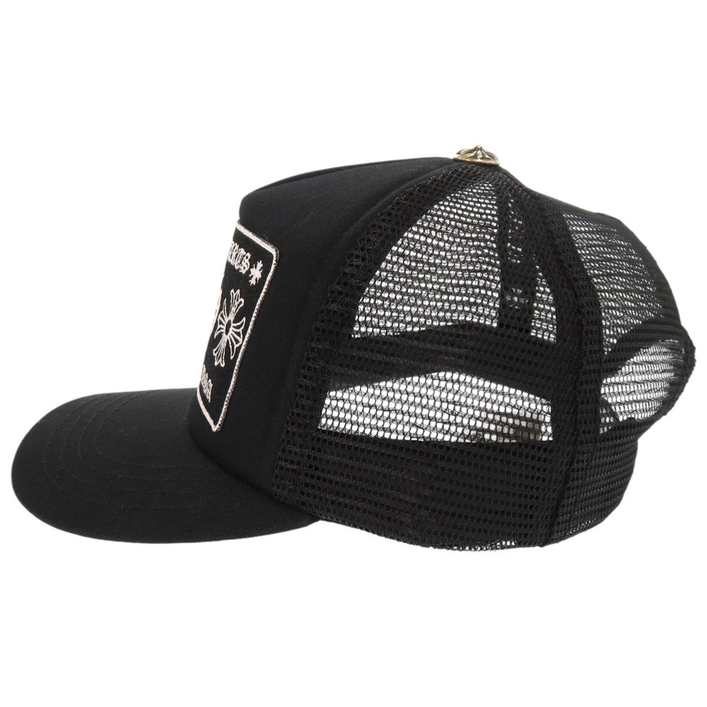 AUTHENTIC CHROME HEARTS Trucker Cap CH Patch Cross Ball Mesh