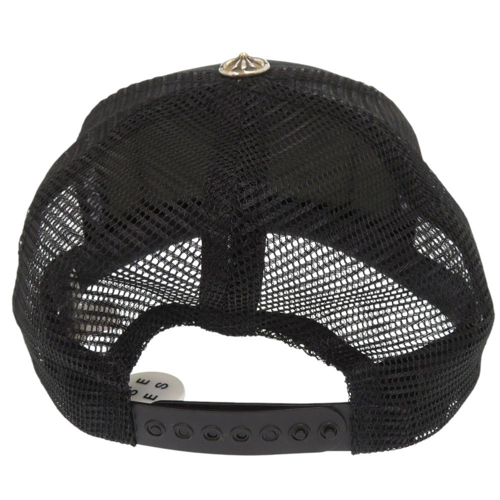帽子 Chrome Hearts CH logo mesh black cap USA chrome-hearts-ch-black-patch-