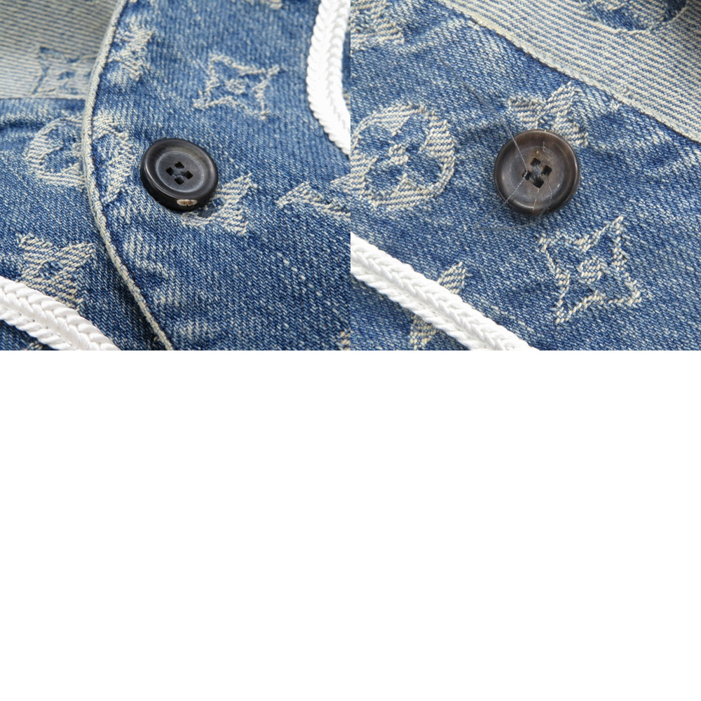 AUTHENTIC LOUIS VUITTON × Supreme LV Jacquard Denim Baseball