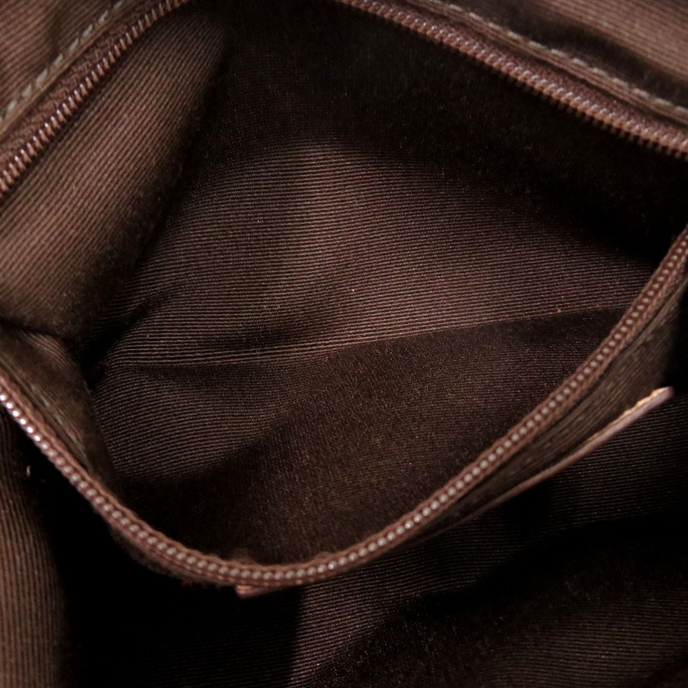 AUTHENTIC COACH 8K01 Signature Shoulder Bag Beige/Brown