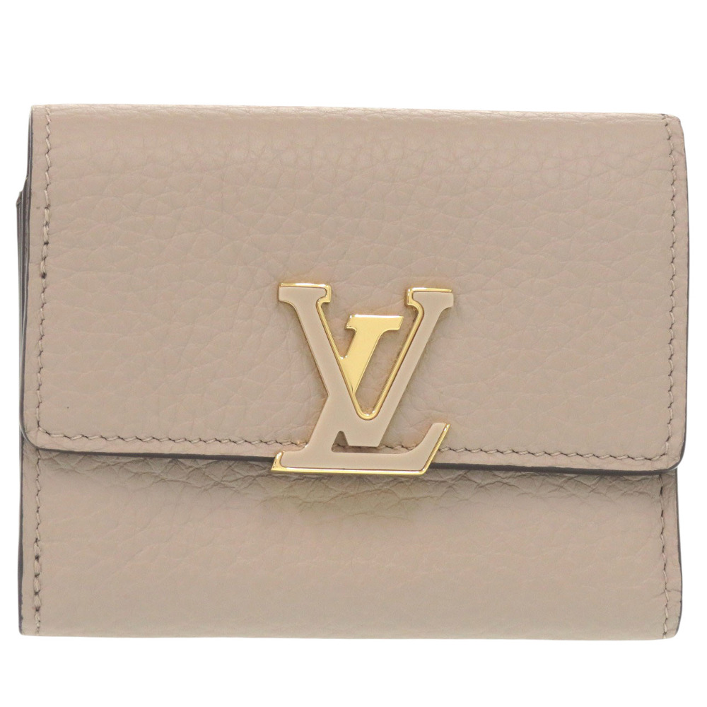 AUTHENTIC LOUIS VUITTON M62159 Portefeuille Capucines Compact Tri
