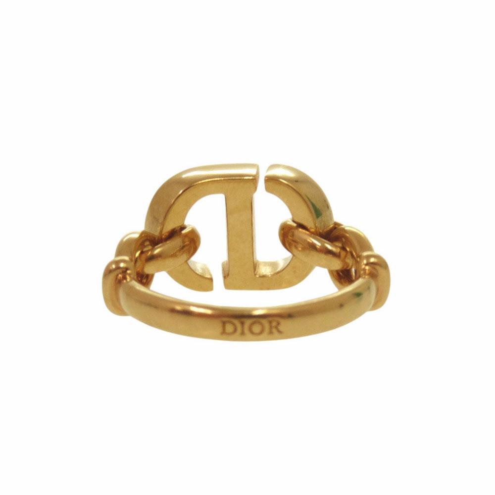AUTHENTIC Christian Dior 30 MONTAIGNE Montaigne Ring Gold #11(JP