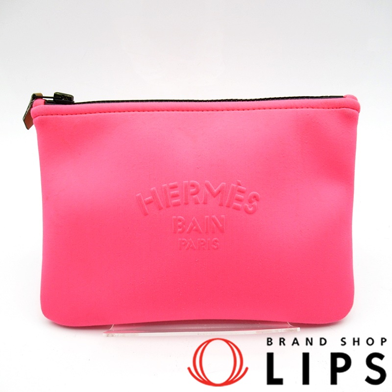 HERMES Neovan PM polyamide WomenOther bag bubble gum USED