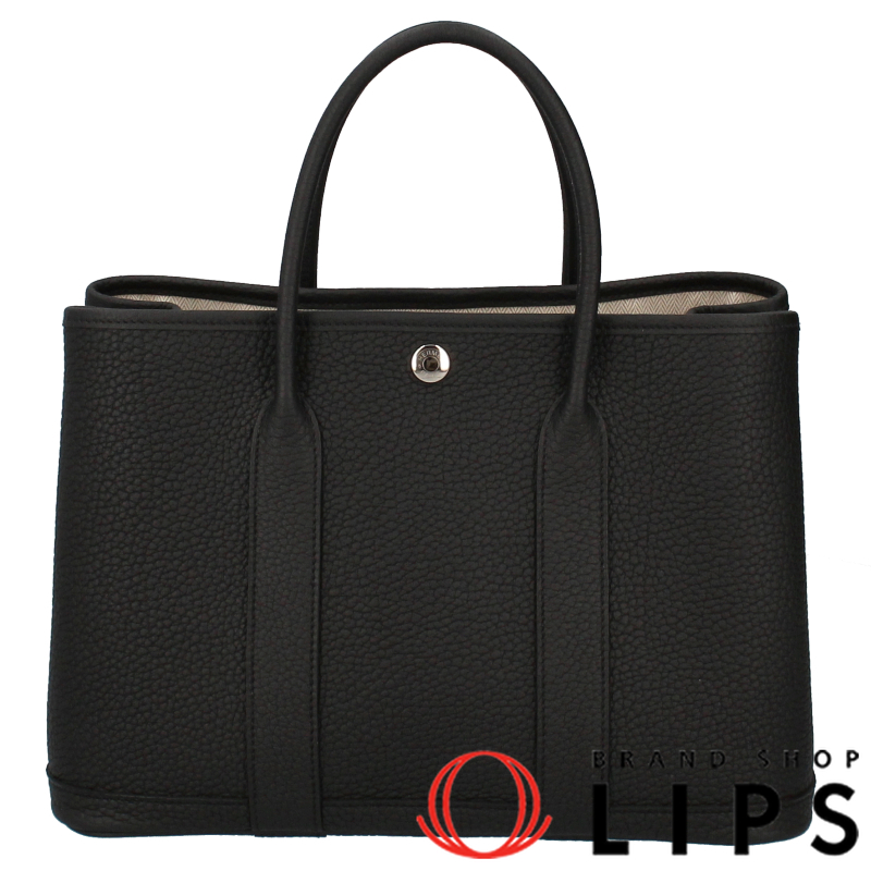 HERMES Garden party 30 Negonda WomenTote Bag black unused item