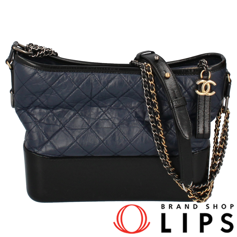 CHANEL Gabrielle de Chanel Hobo Bag A93824 Aged Calfskin WomenShoulder Bag...