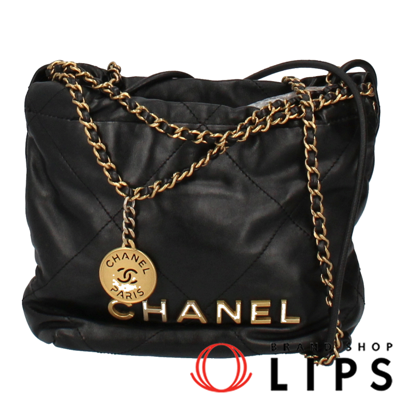 CHANEL Chanel 22 Mini Shoulder Bag AS3980 B08037 94305 shiny calf WomenShoul...