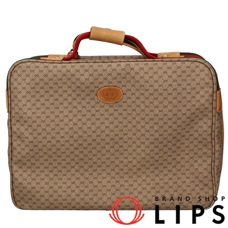 GUCCI Old Gucci Sherry Line Boston Bag 012.4864.39 Micro GG
