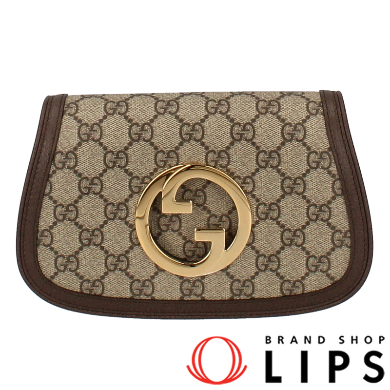 GUCCI Blondie Belt Bag 703807 GG canvas / leather Shoulder  display picture 1