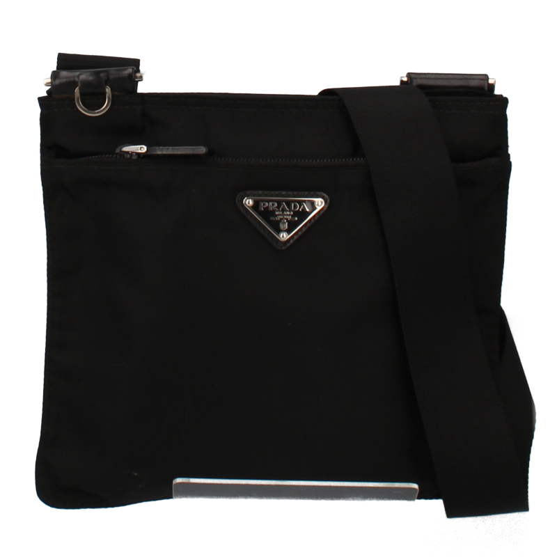 PRADA Mini Shoulder Bag Nylon Shoulder Bag black USED | eBay