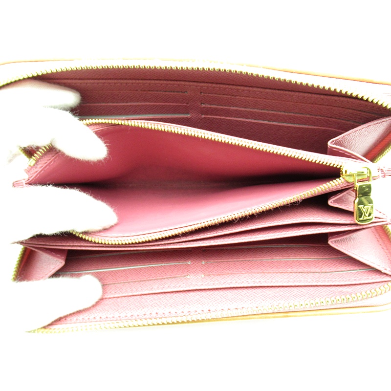 希少【Louis Vuitton】Zippy Wallet 長財布 Denim Jacquard Pink Louis Vuitton Pink Denim Monogram Jacquard Zippy Wallet