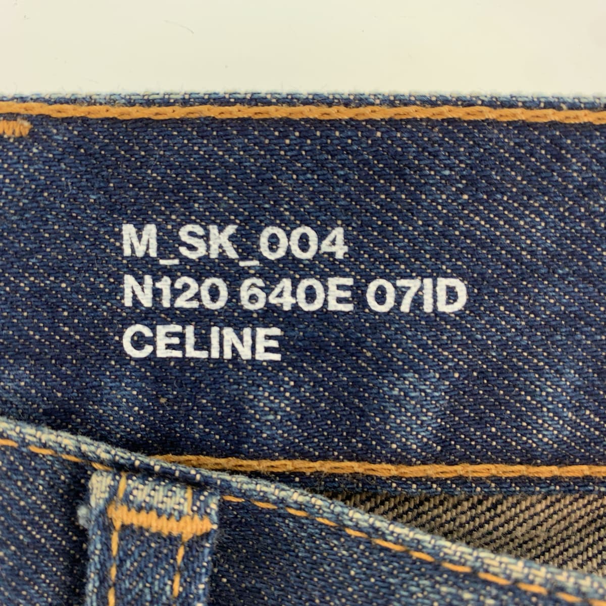 CELINE Edith Reman M_SK_004 Denim pants, long pants, jeans Blue  