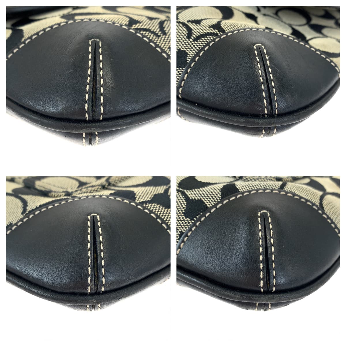 COACH Signature 6079 Shoulder Bag Pochette Crossbody Black COACH Signature 6079 Shoulder Bag Pochette Crossbody Black