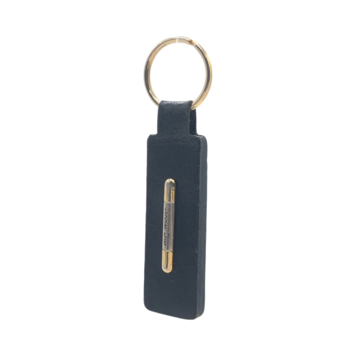 ♡ Dior ♡ Vintage ♡ Keyring ♡ Dior vintage Keychain Keyring Strap Black Gold Hardware