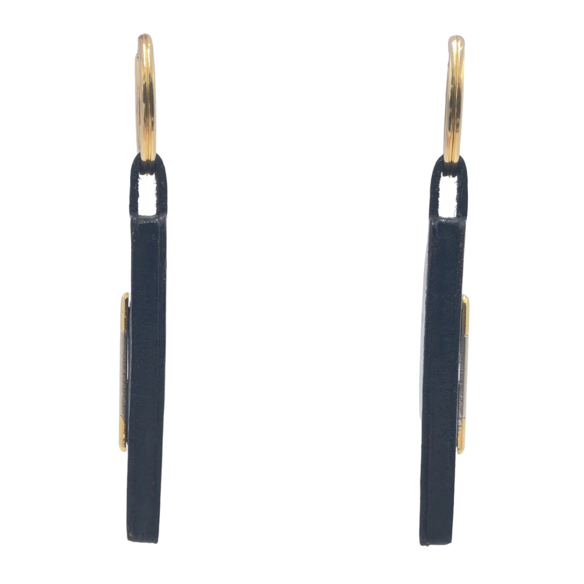 ♡ Dior ♡ Vintage ♡ Keyring ♡ Dior vintage Keychain Keyring Strap Black Gold Hardware