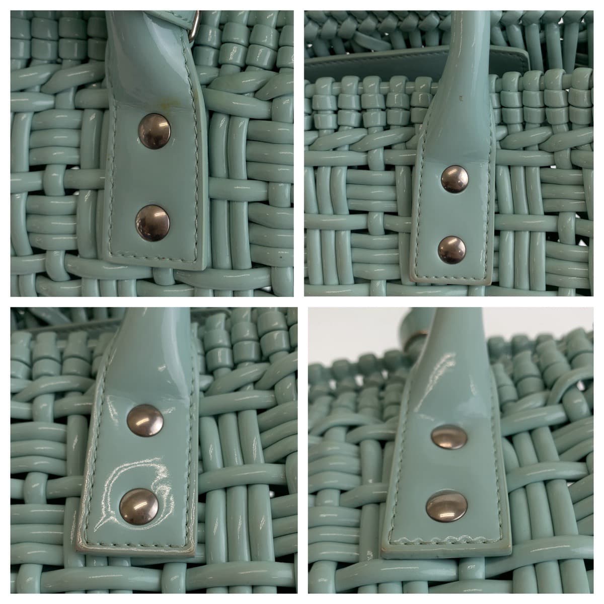 ☆【BALENCIAGA】☆ビストロ XS バスケット トートバッ.グ☆MINT BALENCIAGA BISTRO XS BASKET IN MINT COLOUR – AceConsign.com