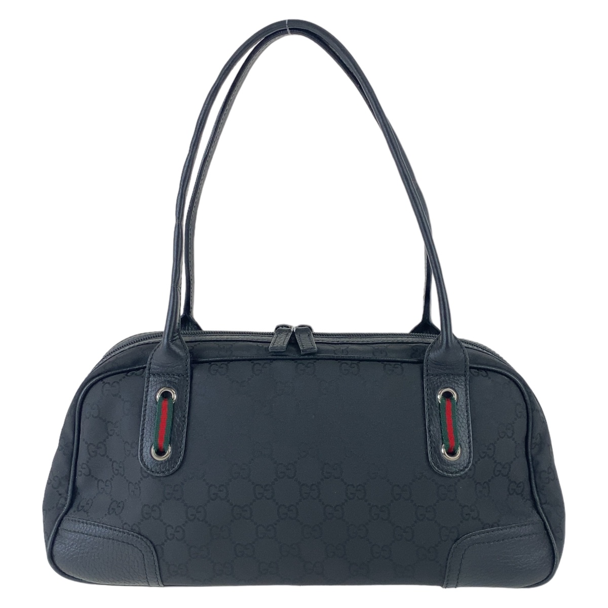GUCCI Web Stripe 293594 Shoulder Bag handbag Black