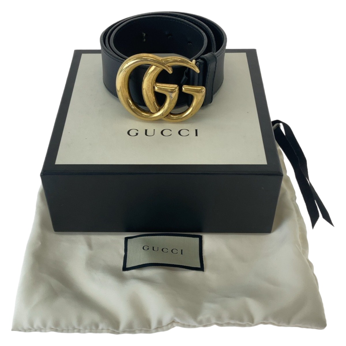 ベルト GUCCI FW25 CINTURA 4CM MARMONT (400593 AP00T 1000) GG Marmont wide belt in black | GUCCI® US