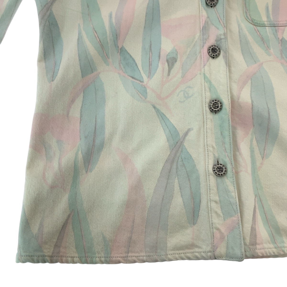 CHANEL Botanical COCO Mark P62659V48435 Denim jacket