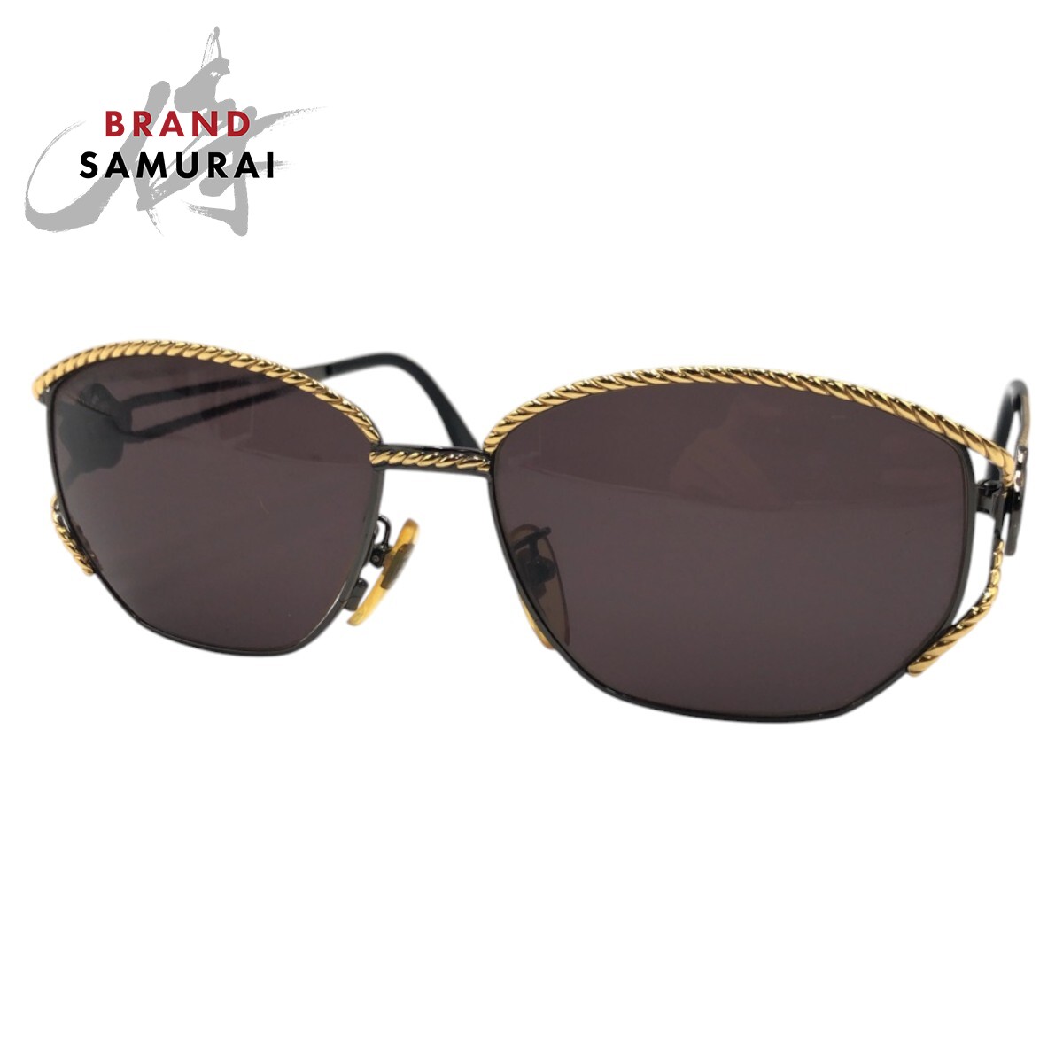 Fendi Women\'s Black Sunglasses vintage Treasures of NYC - Fendi Black Rhinestone Shield Sunglasses main image 3