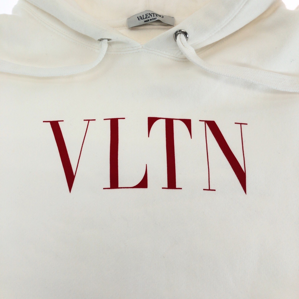 VALENTINO VLTN logo WV3MF14F3TV Hoodie hoodie White red