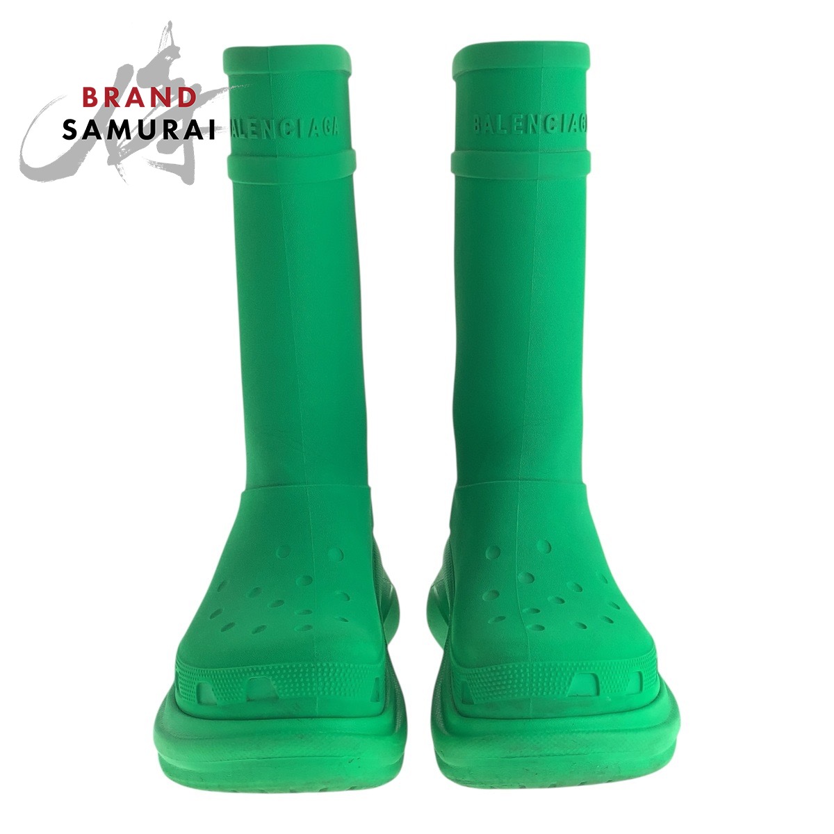 BALENCIAGA Crocs collaboration boots green rubber | eBay