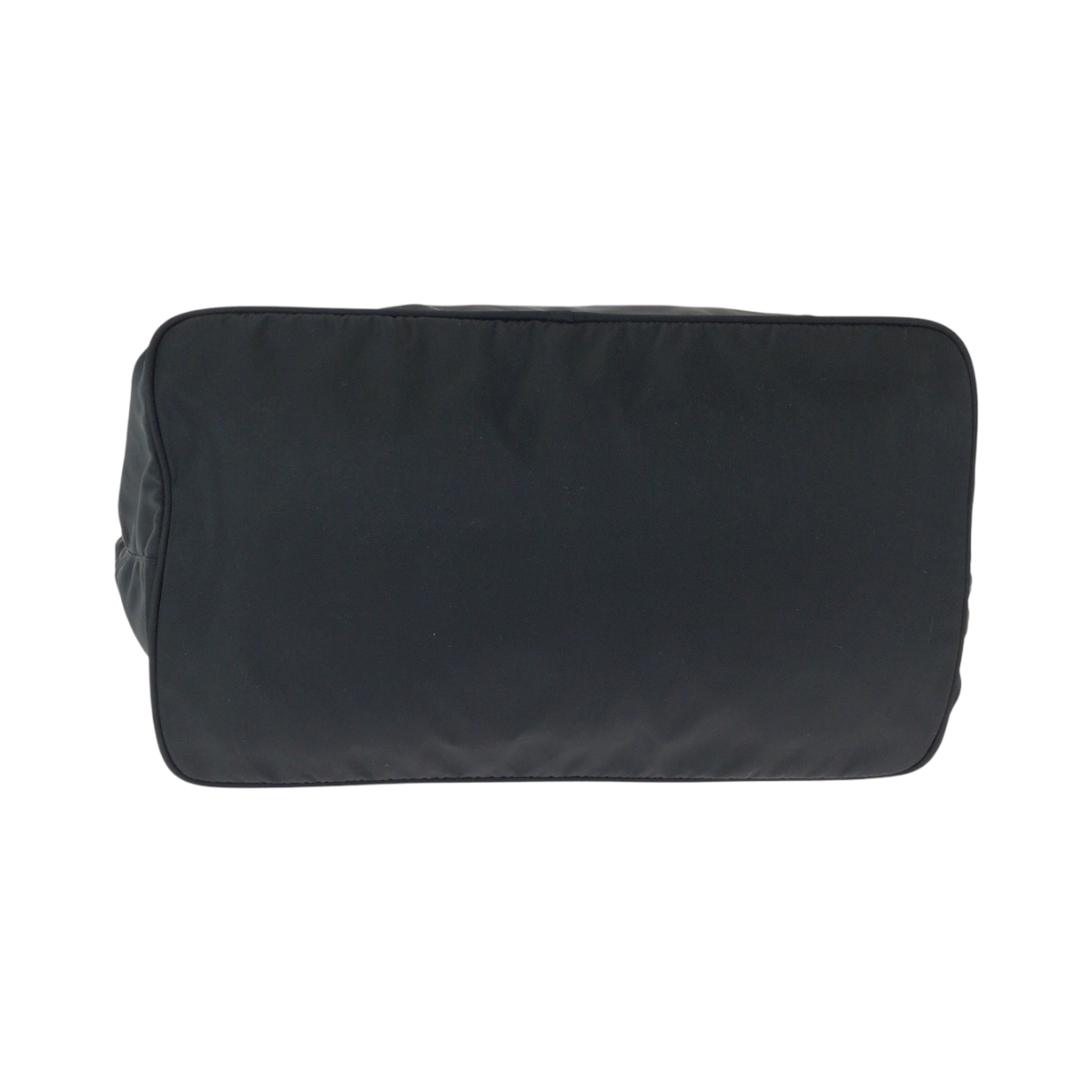 PRADA Tessuto Triangle logo Handbag accessory pouch Black