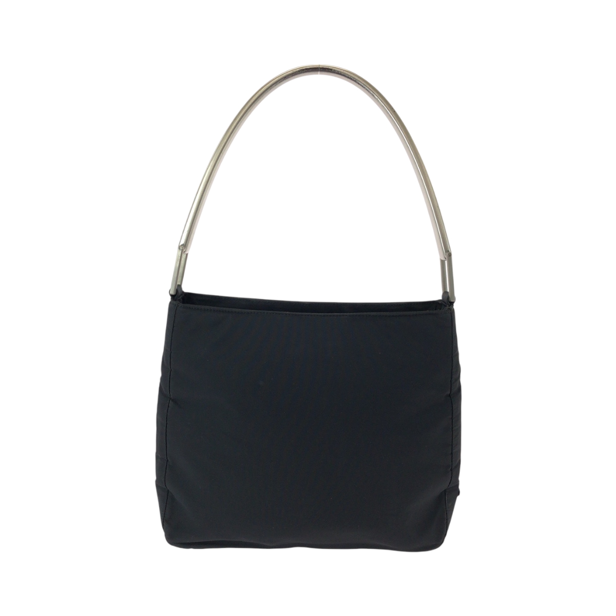 バッグ PRADA PLASTIC HANDLE NYLON HAND BAG Black Nylon Prada Bag Clear Handle | Tokyo Roses Vintage