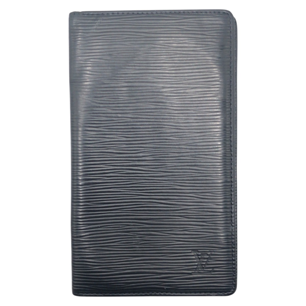 Louis Vuitton 長財布 ブラック レザー TXA12 LOUIS VUITTON Epi Porte Cartes Credit M63212 Long Wallet