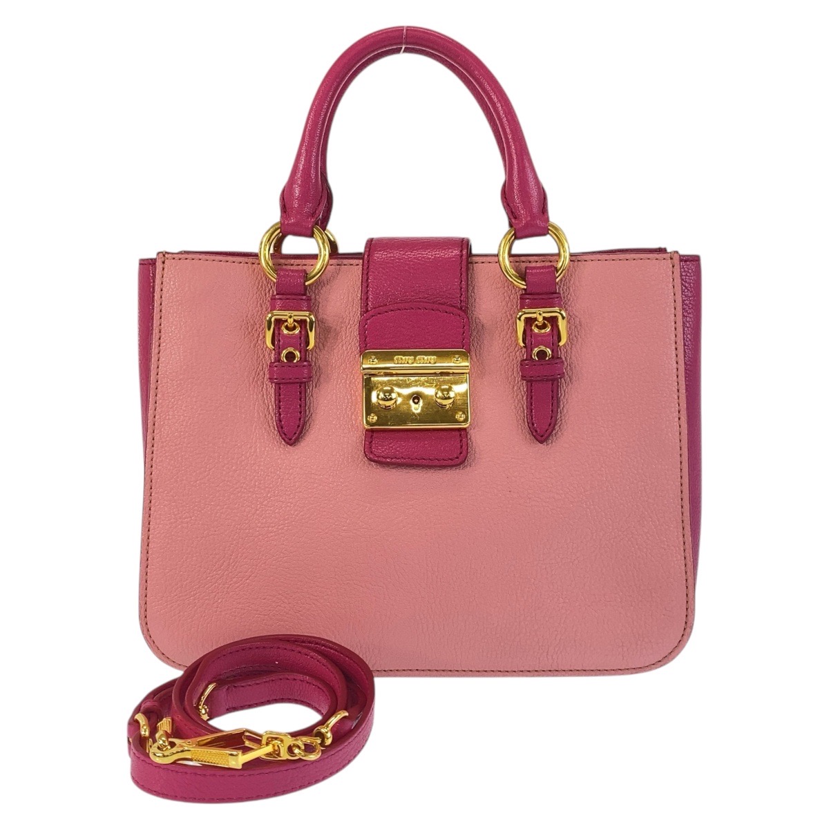 バッグ 00s MIU MIU HAND BAG MINI PINK GOLD Gold – dct - Bag - ep_vintage luxury Store - Shoulder - MIU