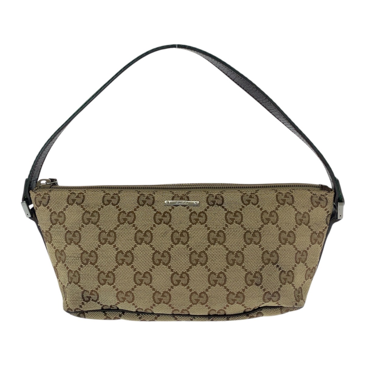GUCCI Web Stripe 141809 Handbag accessory pouch Beige brown GUCCI Web Stripe 141809 Handbag accessory pouch Beige brown