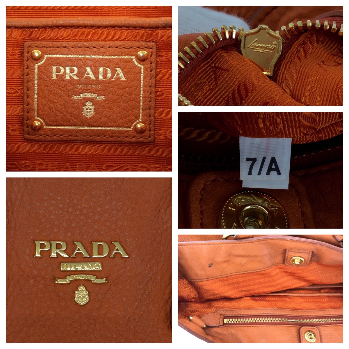 PRADA Vitterodino logo BN1713 Shoulder Bag Tote Bag 2way