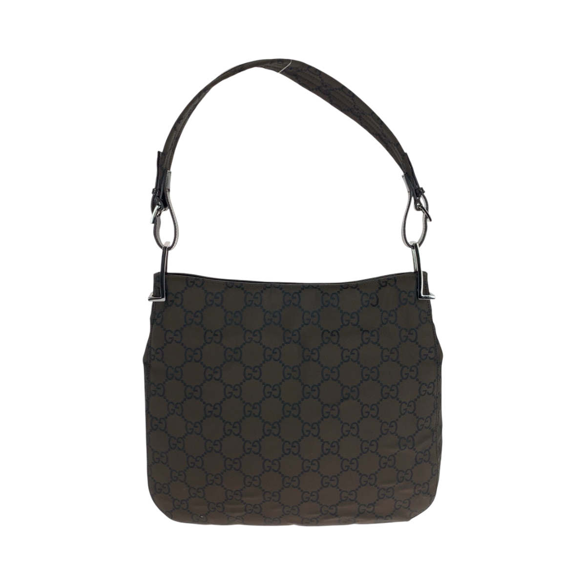 nyalon GUCCI GG pattern 001 3166 Shoulder Bag Dark Brown SilverHardware