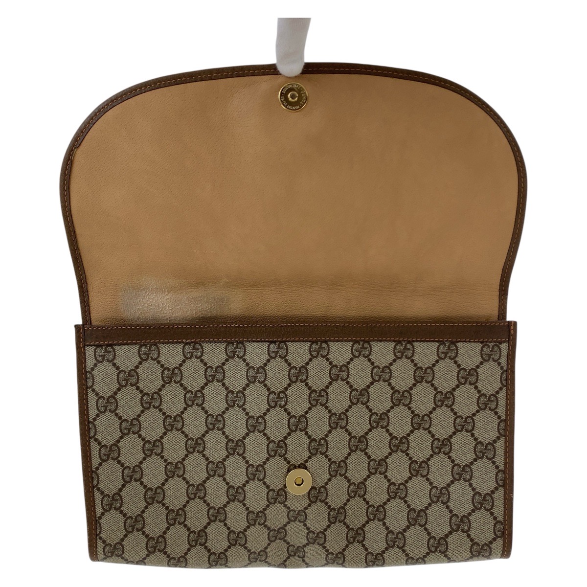 GUCCI vintage Web Stripe Old Gucci 89 01 031 Clutch bag GG