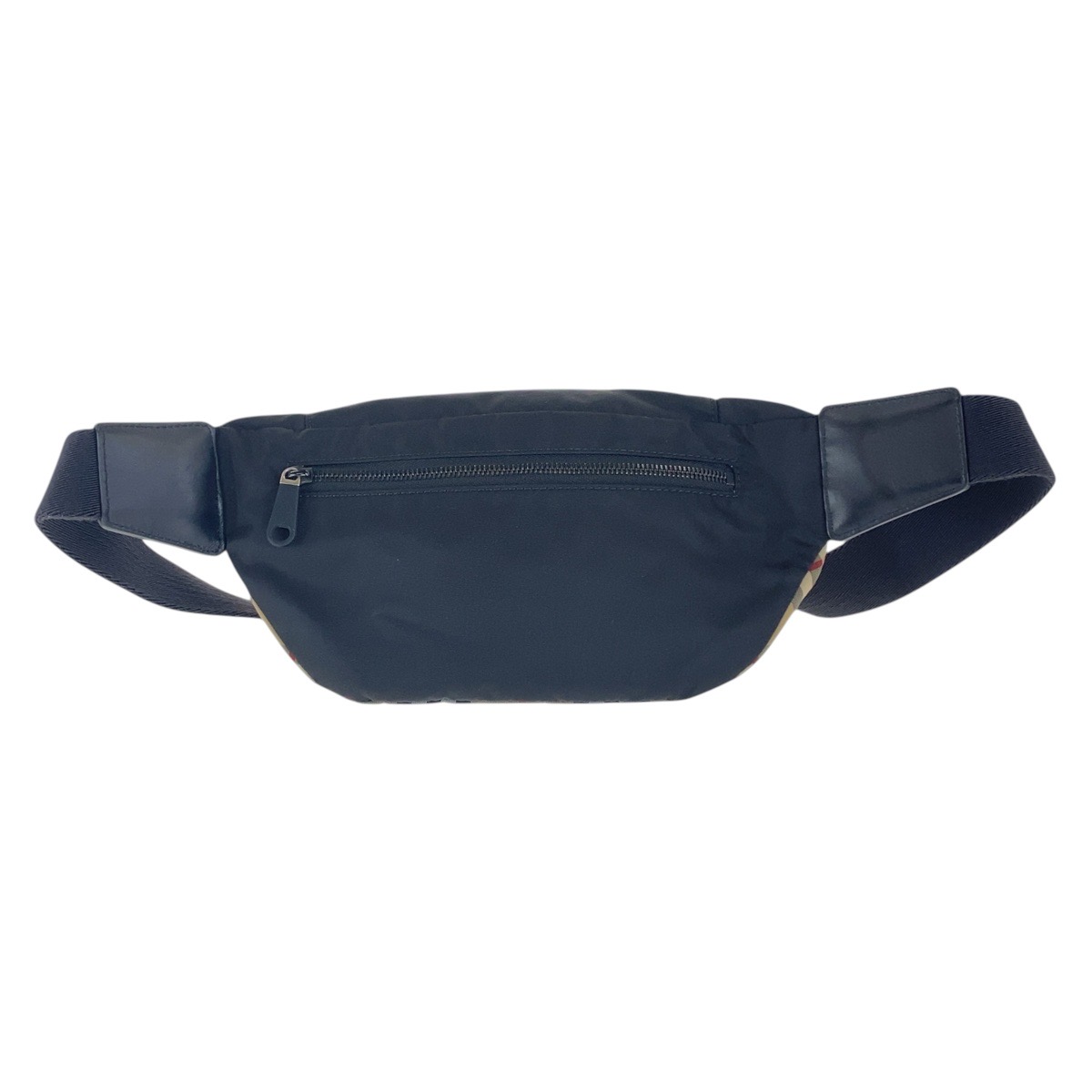 BURBERRY Check pattern Body bag, bum bag, unisex Beige black