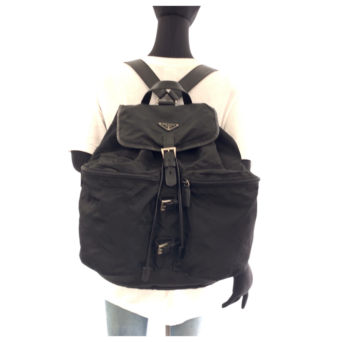 バッグ PRADA tessuto nylon backpack NERO PRADA Logo Tessuto Backpack Bag Nylon Black Nero SHW 41RK990