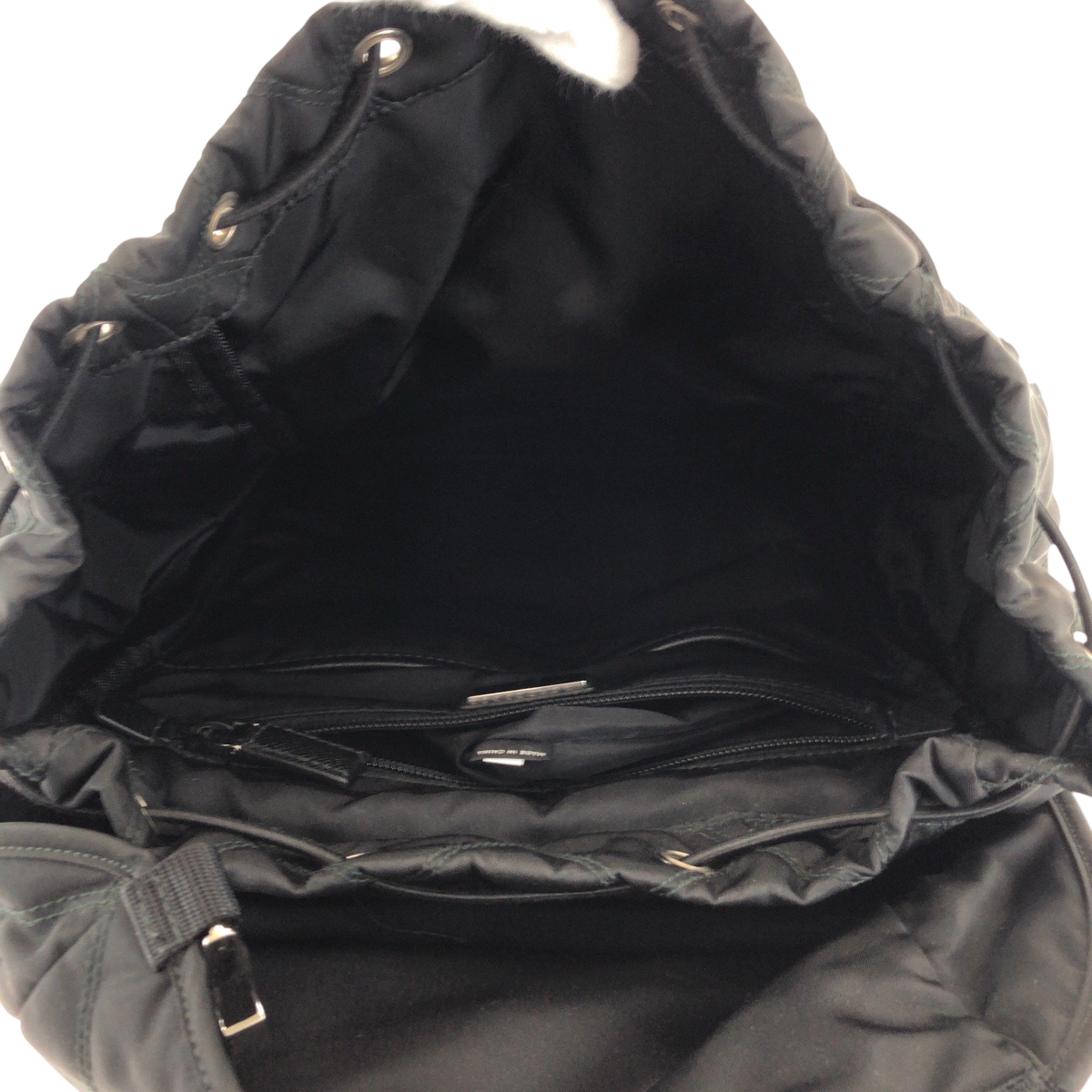 PRADA Tessuto quilting Triangle with logo 2VZ135 Backpack
