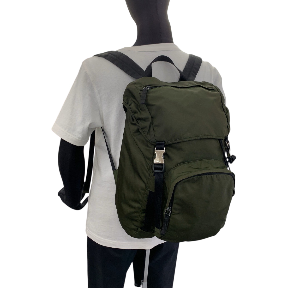 PRADA Tessuto Triangle with logo VZ0056 Backpack Backpack