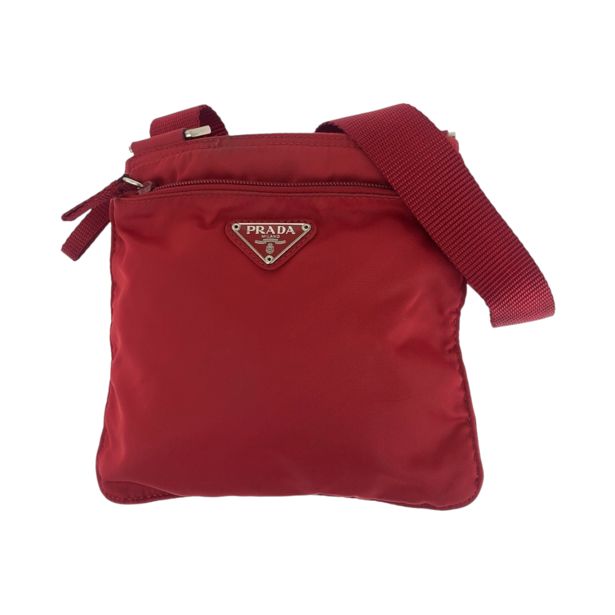 PRADA Tessuto Triangle with logo B7372 Shoulder Bag Sacoche