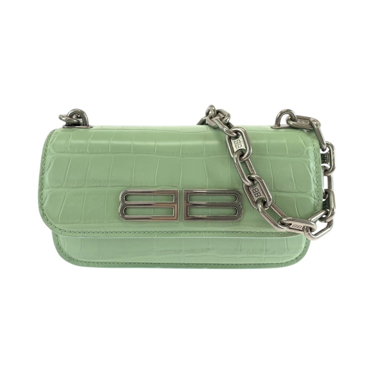 BALENCIAGA gossip logo ChainShoulder Bag Pochette Light