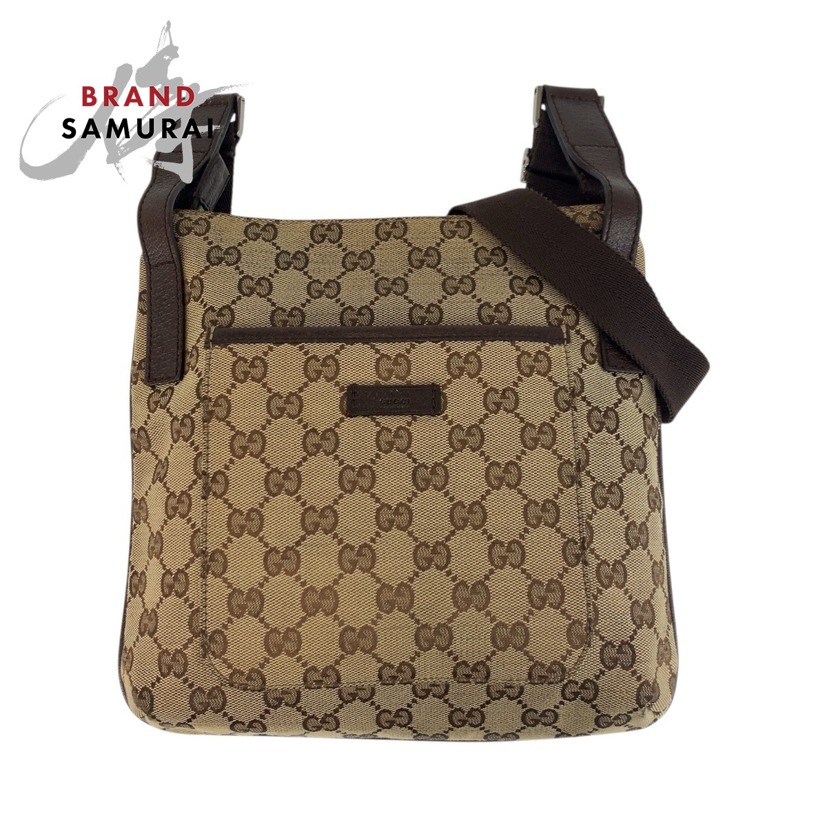 Gucci 小型バッグ ベージュ/ブラウン GUCCI 122793 Shoulder Bag Pochette Beige brown GG canvas GG