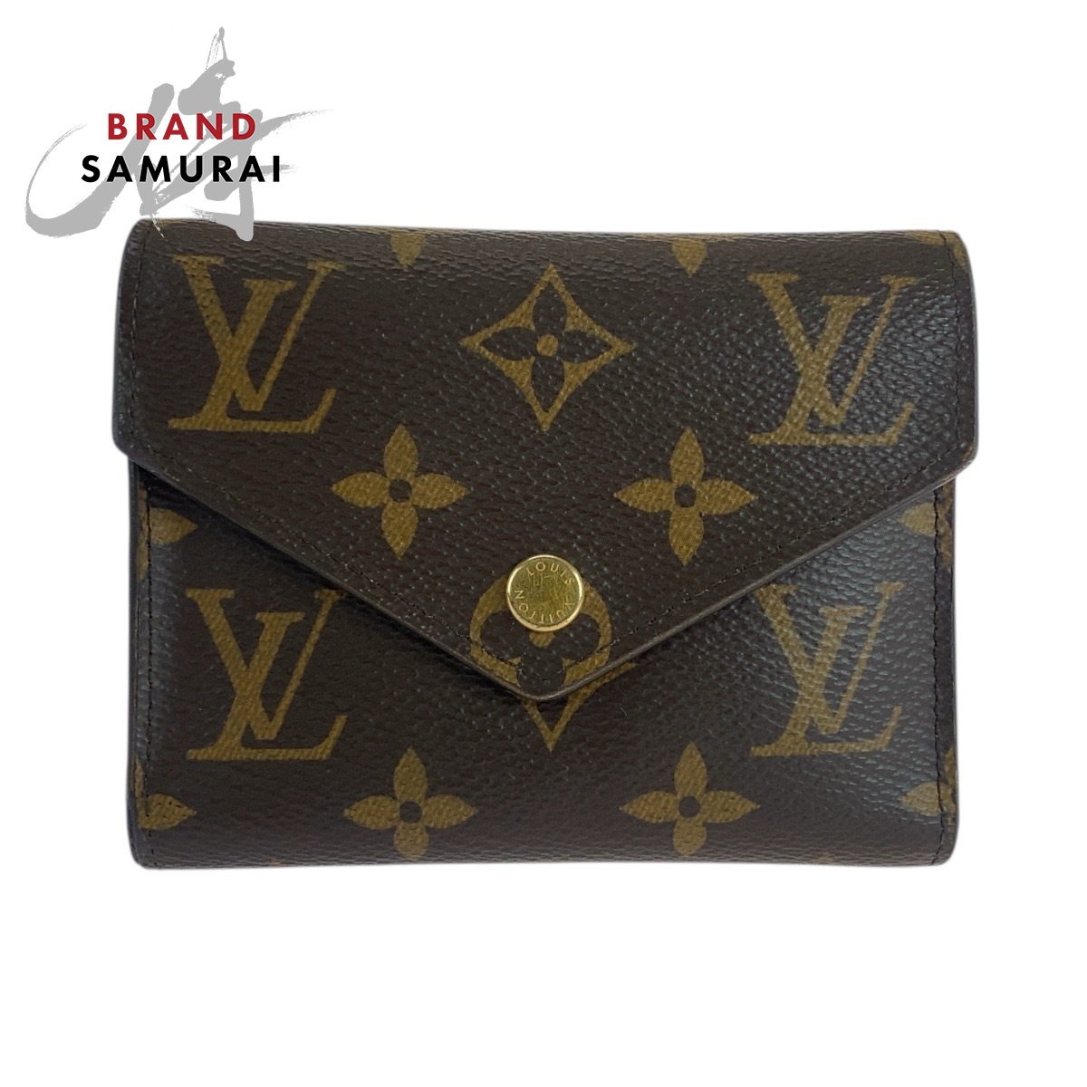 LOUIS VUITTON Monogram Porte-Feuille Victorine M62472 Compact