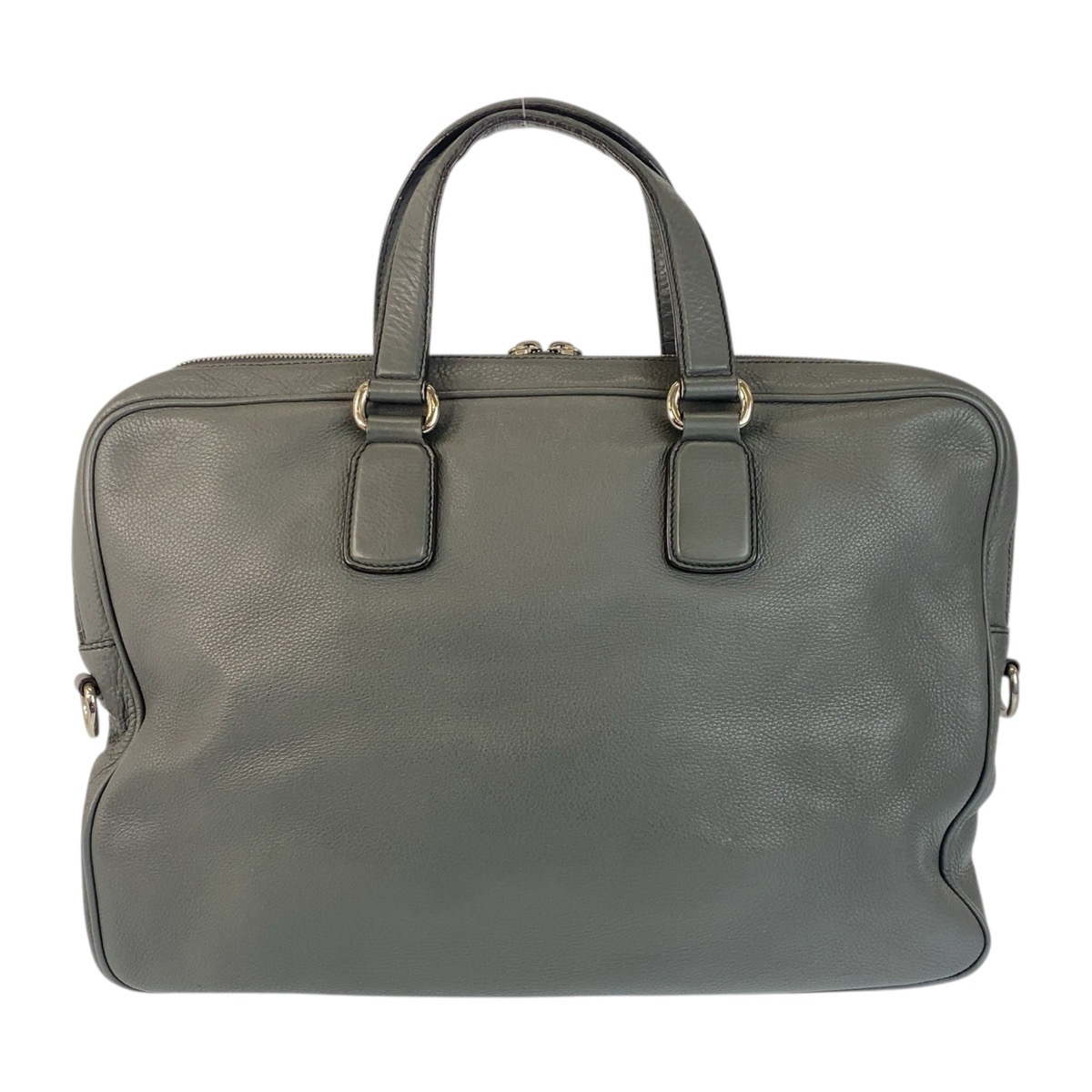 GUCCI Soho 322057 Business Bag Shoulder Bag Briefcase 2WAY Gray
