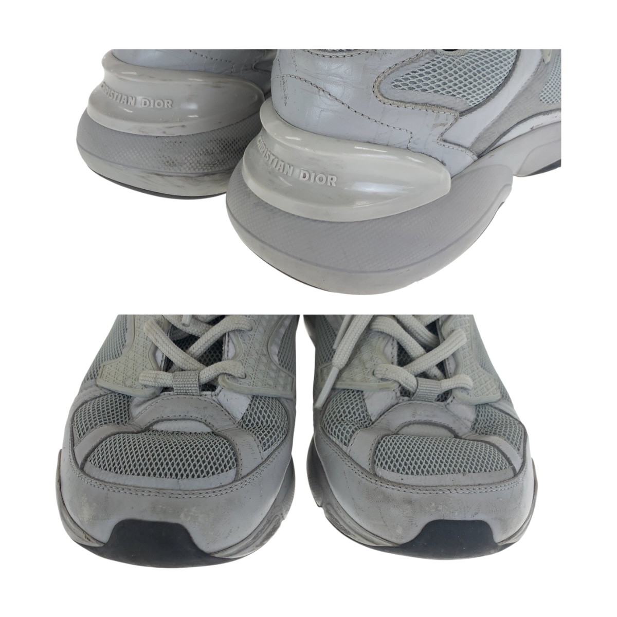 [くっぱあ]Dior B24 スニーカー Dior B24 Sneaker 'Dior Oblique - White Cannage' - Rainy