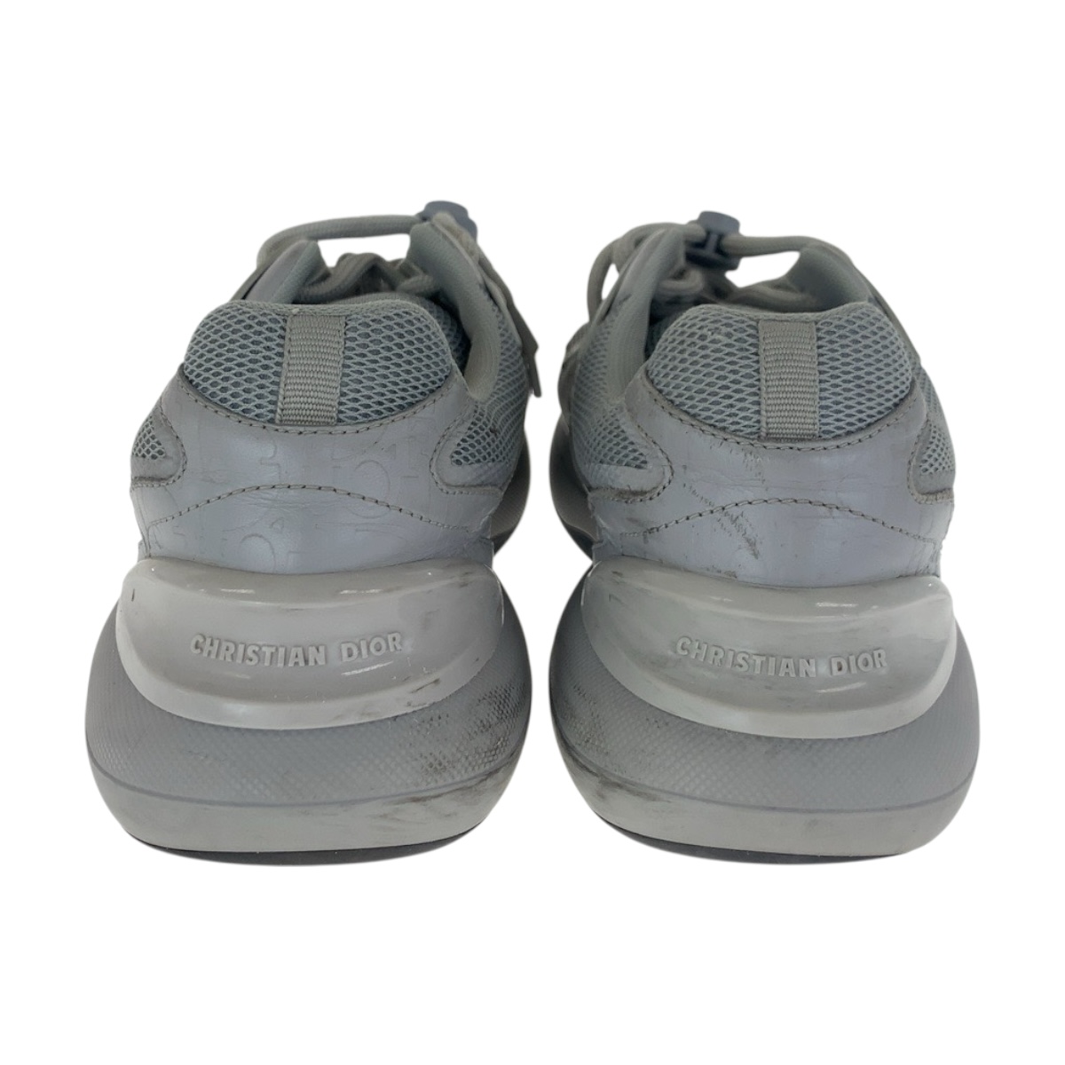 Dior B24 19 ELS Sneakers low cut gray canvas | eBay