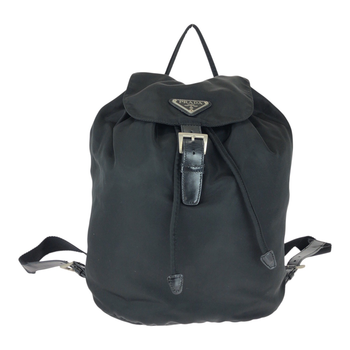 PRADA vintage Tessuto Triangle with logo B1197F Backpack Backpack