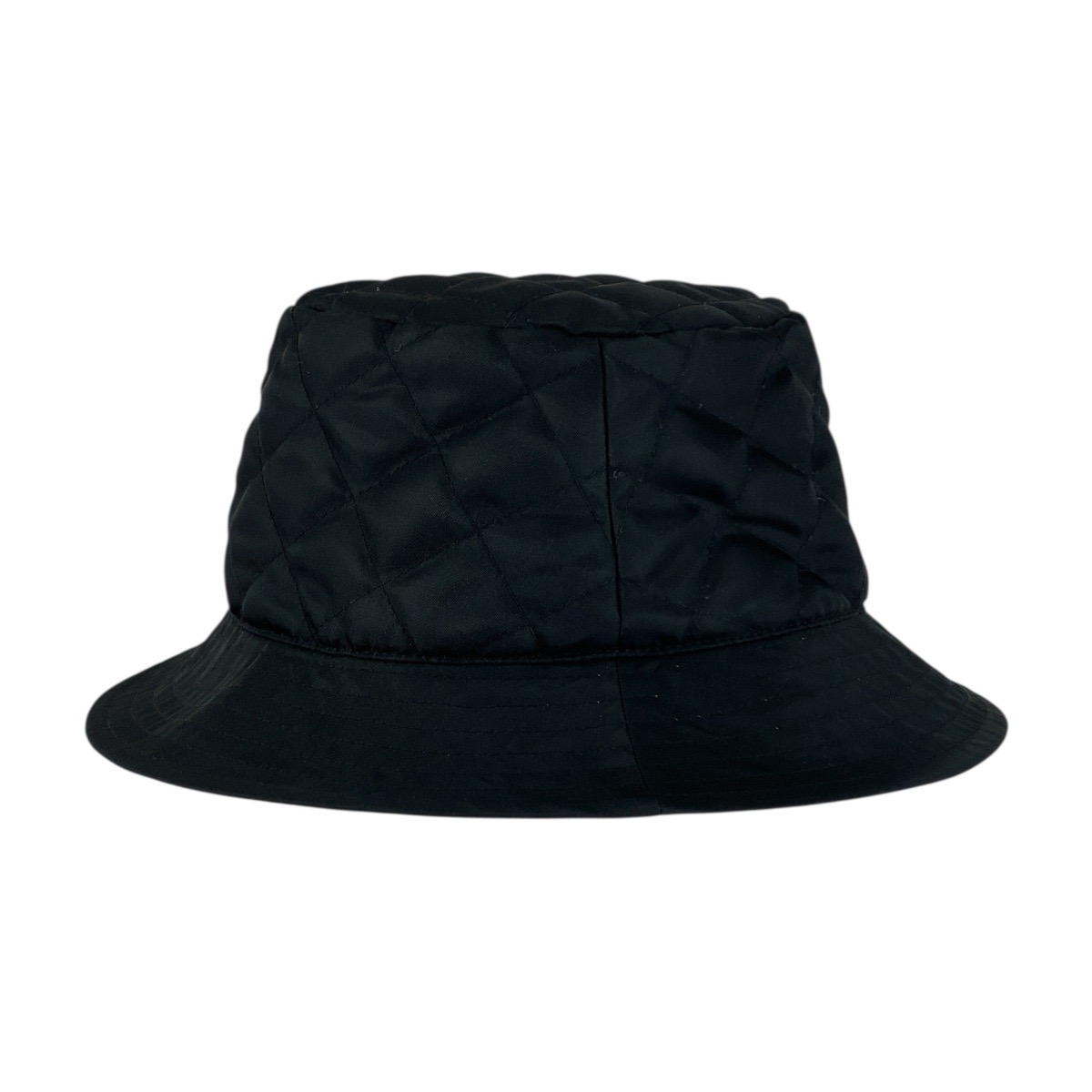 CELINE logo Quilted hat Black Nylon BLACK BASEBALL CAP IN COTTON - BLACK | CELINE main image 3
