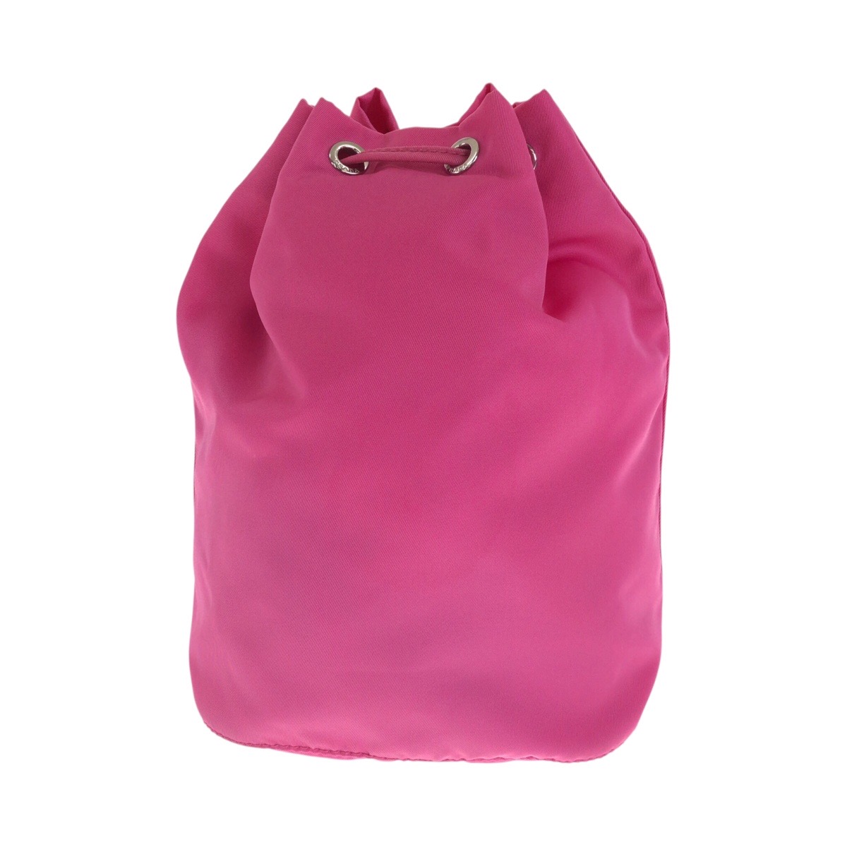 PRADA Tessuto Triangle with logo 1NE369 Pouch drawstring Pink 