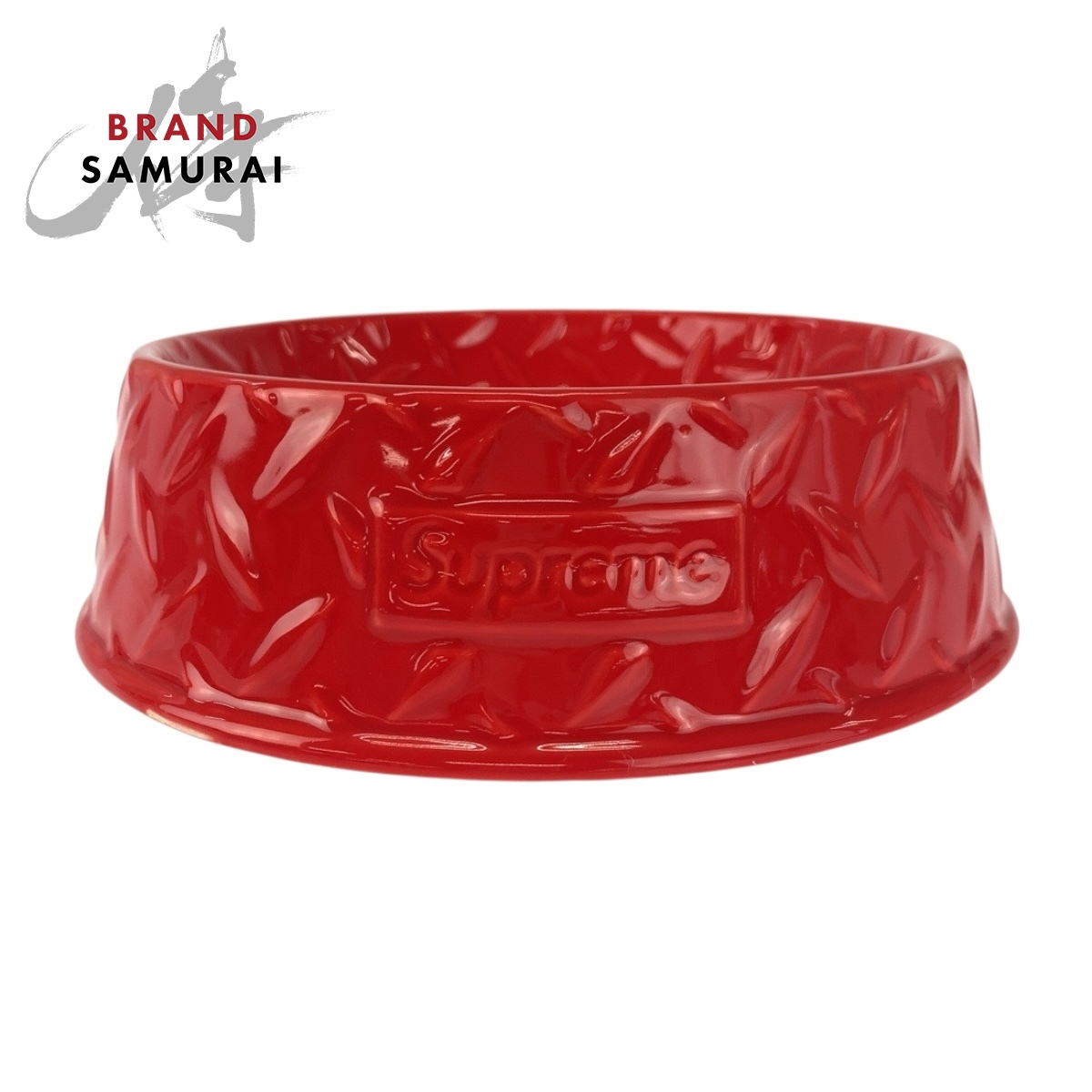 Supreme 23Stainless Steel DIAMOND PLATE DOG BOWL Dog bowl for pets